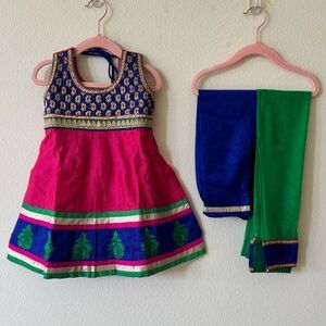 EUC Girls 3-piece Salwar Kameez Set Indian size 18 (18-24 months)